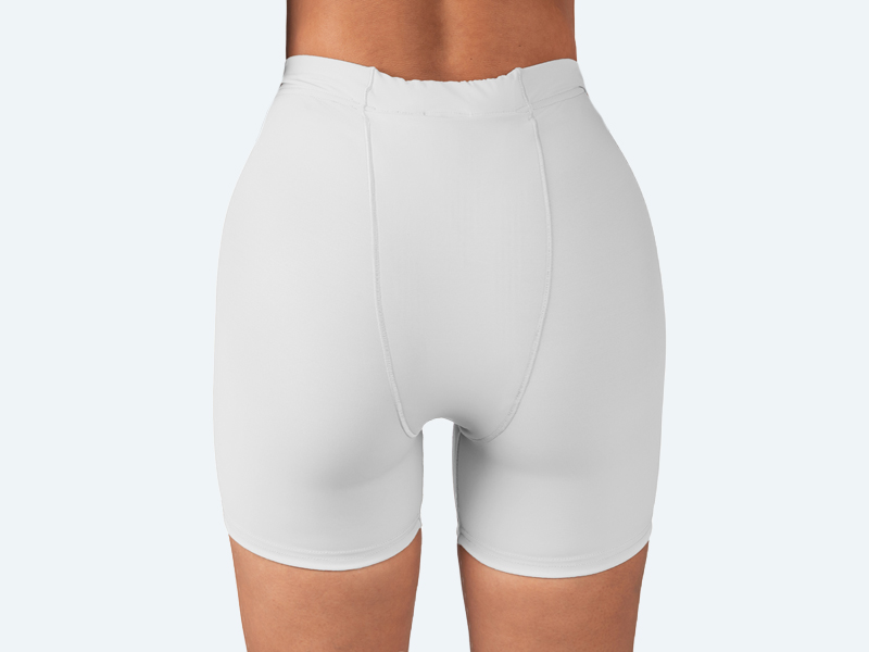 Underworks Vulvar Varicosity and Prolapse Support Boy-Leg Brief with Groin Compression Bands 423 Cotton Crotch