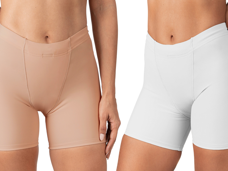 Underworks Vulvar Varicosity and Prolapse Support Boy-Leg Brief with Groin Compression Bands 424