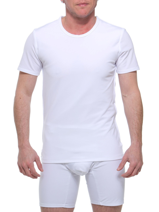 Underworks girdle shirt for outerwear with an athletic look for transgboy