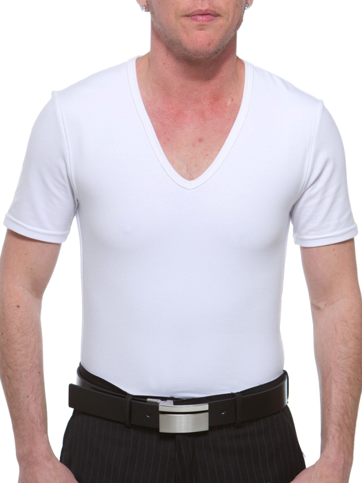 Underworks FTM Cotton Concealer V-neck Girdle T-shirt