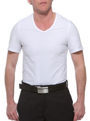 Underworks Manshape MagiCotton V-Neck Compression Shirt